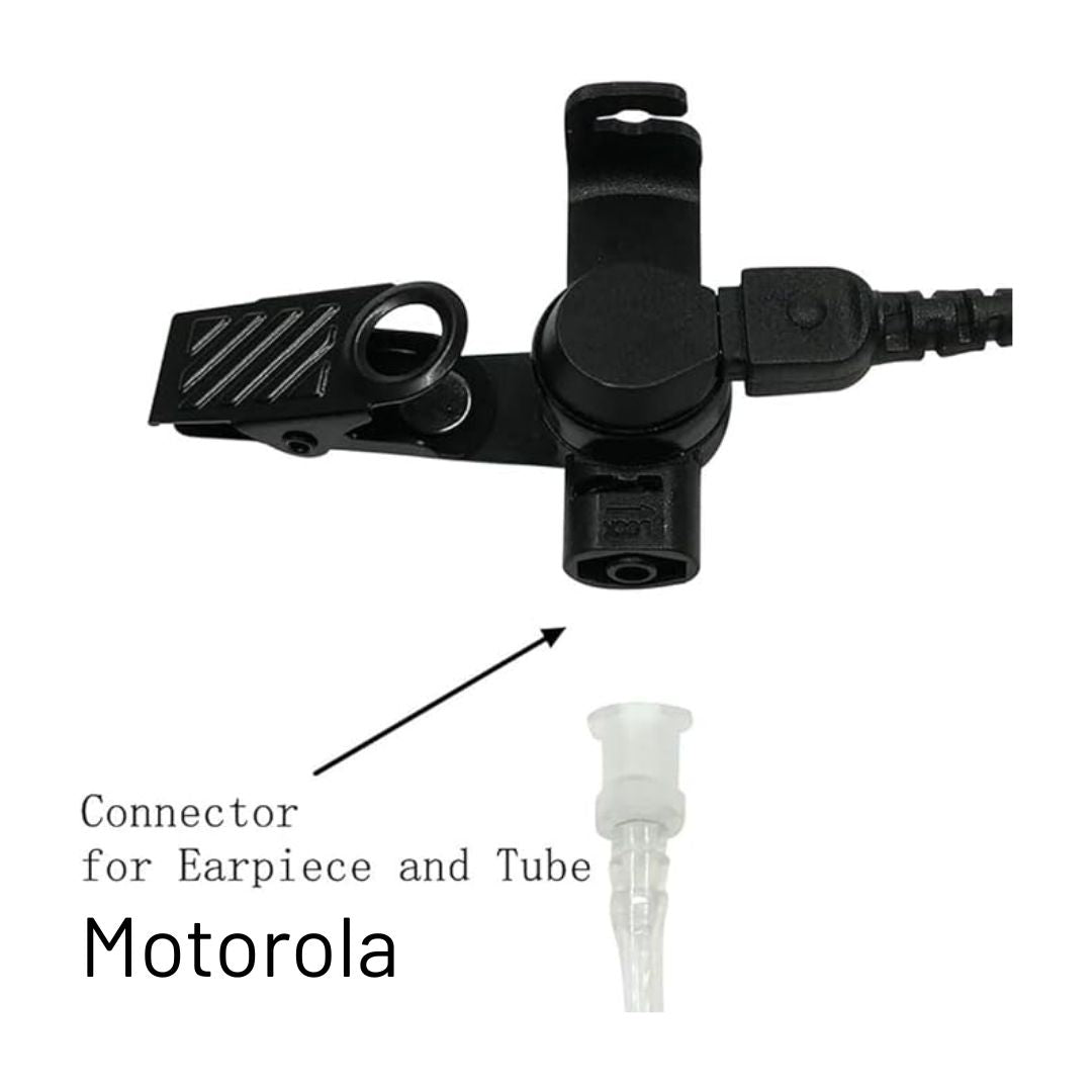 Acoustic Curly Tube for Radio Earpieces