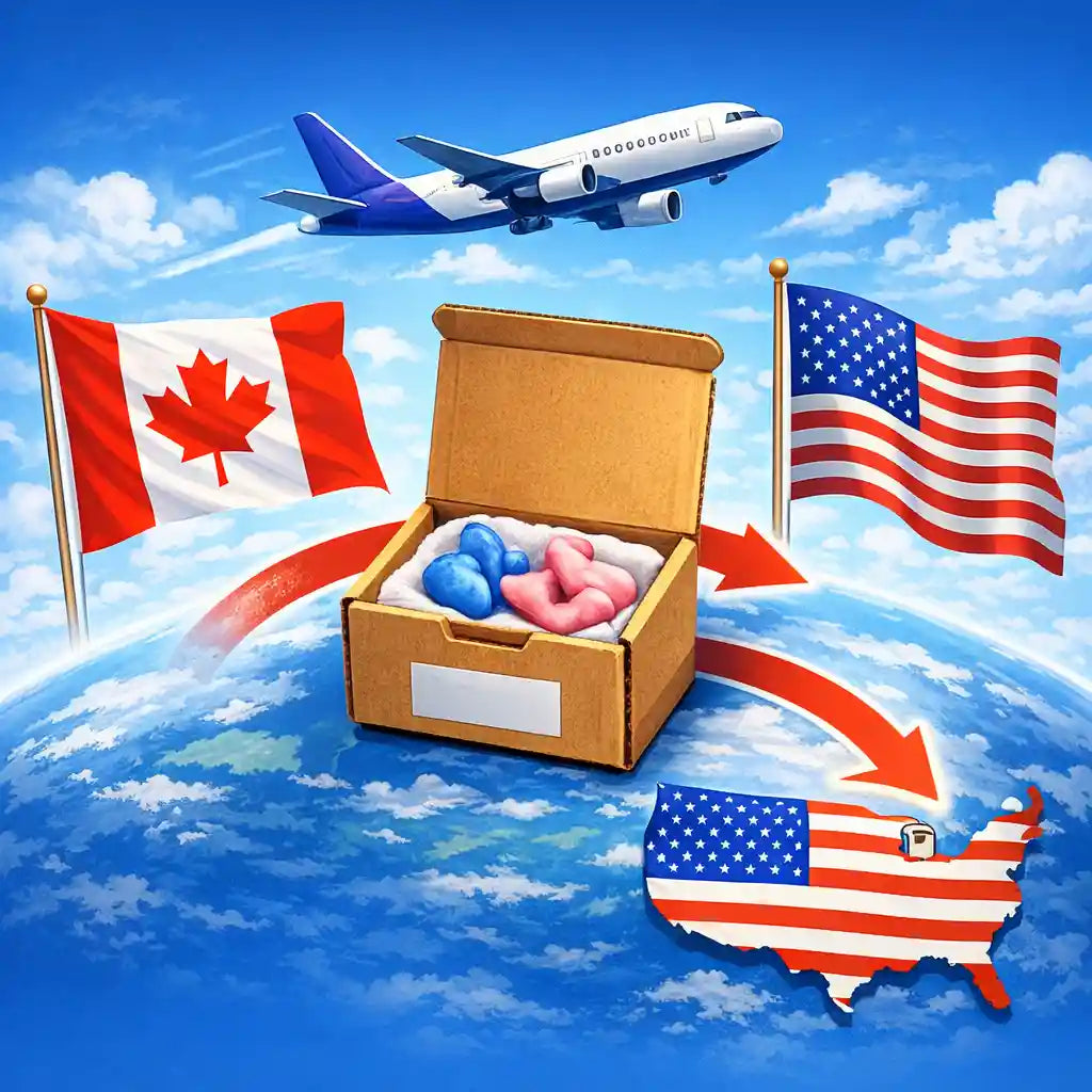 IEM Ear Impression Shipping to USA