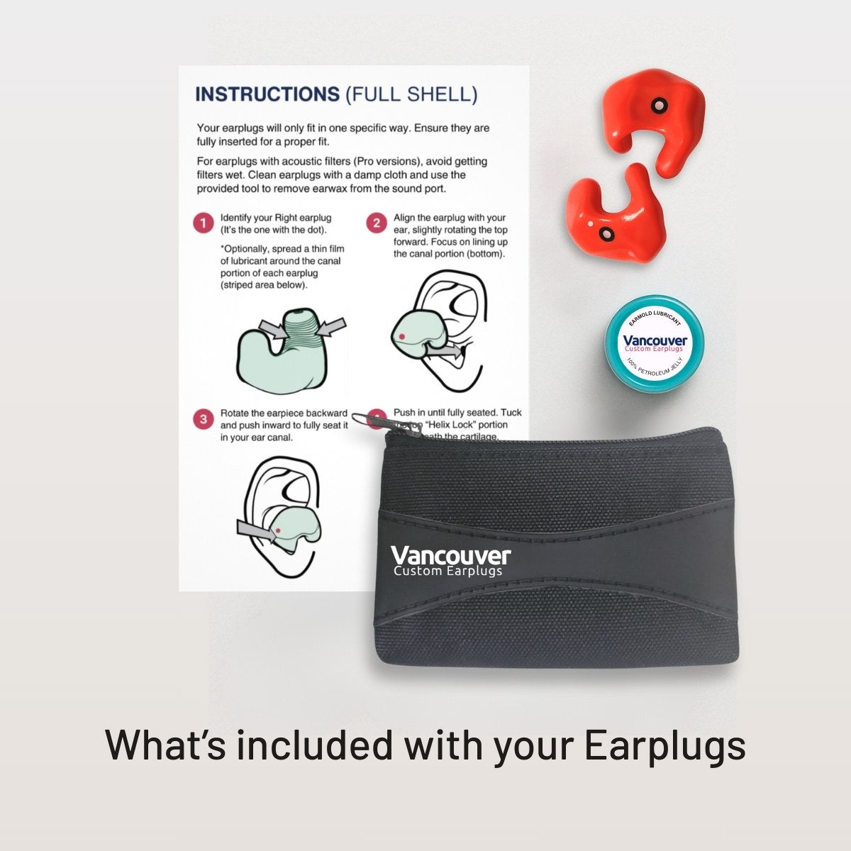 AquaSafe Pro - Vented Custom Earplugs for Swimming